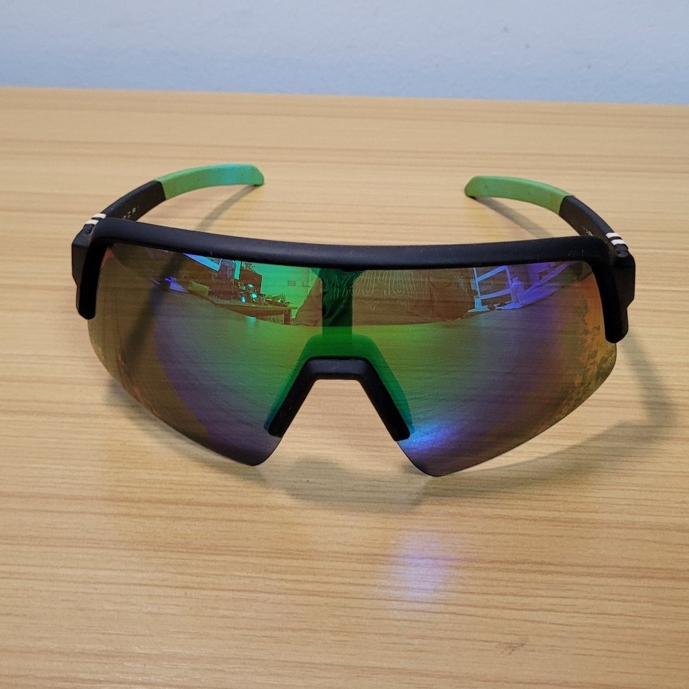 Blenders Eyewear Eclipse X2 Breaker Point Green Black Sunglasses Shades